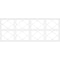 Ekena Millwork Set of Four Panels for 94 1/2"W x 36 1/4"H Kiowa Fretwork Wainscot Wall Paneling WPKP18X01X47KWA - alternate 4